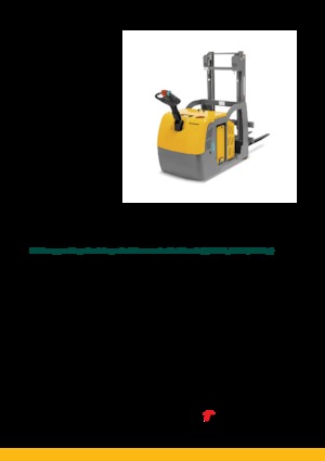 Gyalogkiséretű raklapemelák Jungheinrich EJG 212