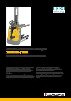 Gyalogkiséretű raklapemelák Jungheinrich EMD 115i