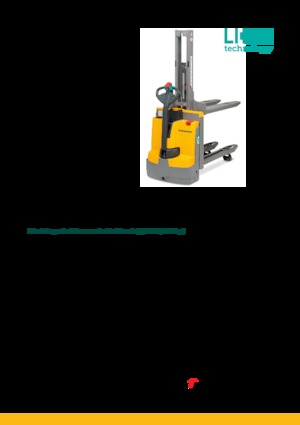 Gyalogkiséretű raklapemelák Jungheinrich EMD 115i