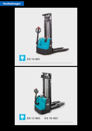 Gyalogkiséretű raklapemelák Baoli ES 16-N02