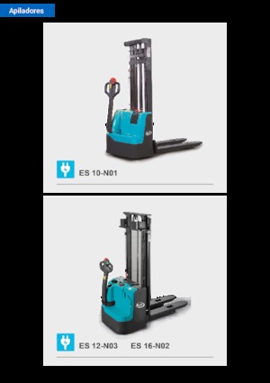 Gyalogkiséretű raklapemelák Baoli ES 16-N02