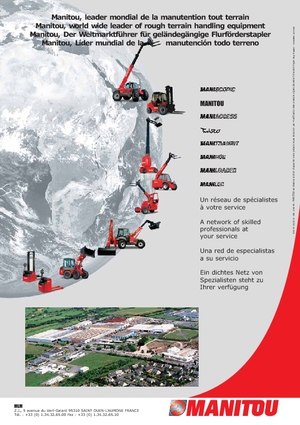 Gyalogkiséretű raklapemelák Manitou ES 410