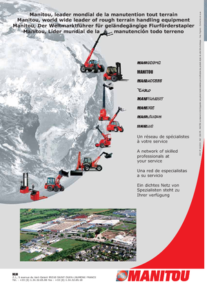 Gyalogkiséretű raklapemelák Manitou ES 509 GPF