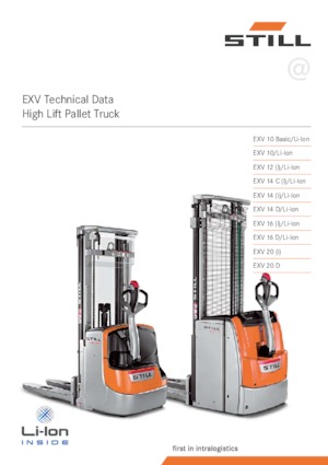 Gyalogkiséretű raklapemelák Still EXV 14 D