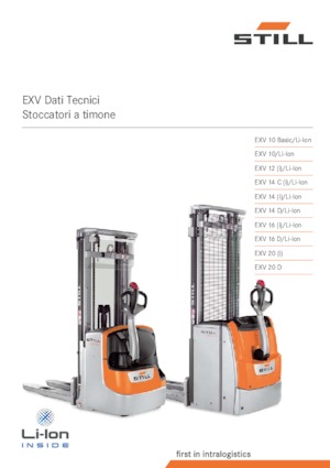 Gyalogkiséretű raklapemelák Still EXV 14 D