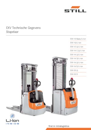 Gyalogkiséretű raklapemelák Still EXV 14 D