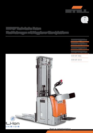 Gyalogkiséretű raklapemelák Still EXV-SF 16i