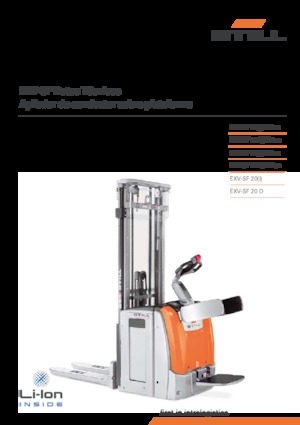 Gyalogkiséretű raklapemelák Still EXV-SF 16i