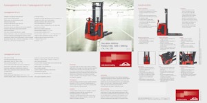 Gyalogkiséretű raklapemelák Linde L16