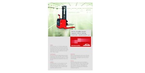 Gyalogkiséretű raklapemelák Linde L16AS