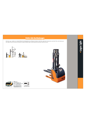 Gyalogkiséretű raklapemelák OMG Logos Light