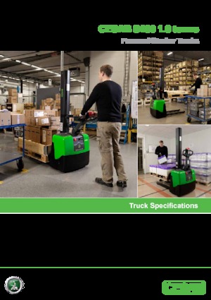 Gyalogkiséretű raklapemelák Cesab S 110 S