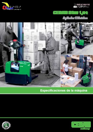 Gyalogkiséretű raklapemelák Cesab S 110 S