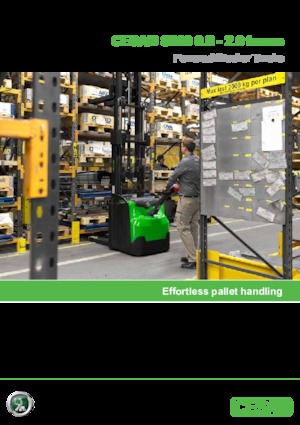 Gyalogkiséretű raklapemelák Cesab S 220 L