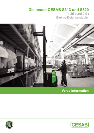 Gyalogkiséretű raklapemelák Cesab S 320 L