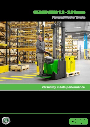 Gyalogkiséretű raklapemelák Cesab S 316 L