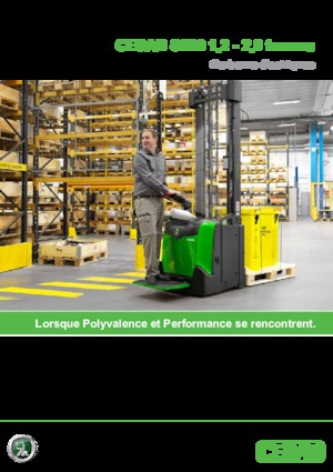 Gyalogkiséretű raklapemelák Cesab S 316 L