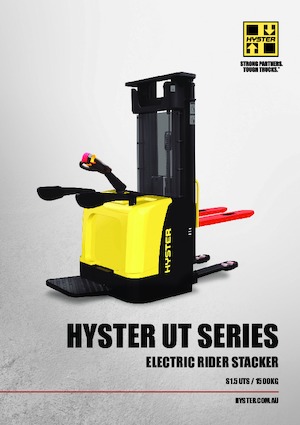 Gyalogkiséretű raklapemelák Hyster S1.5UTS