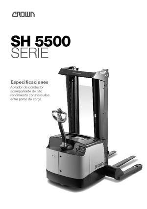 Gyalogkiséretű raklapemelák Crown SH 5540-1.8 TL