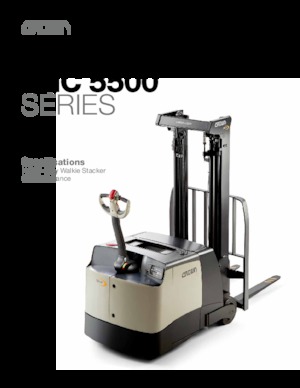 Gyalogkiséretű raklapemelák Crown SHC 5540-30 TL