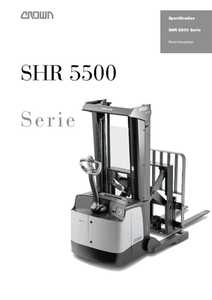 Gyalogkiséretű raklapemelák Crown SHR 5540-1.6 TL