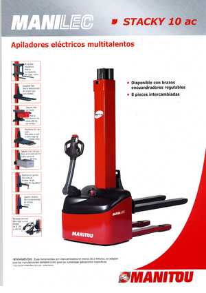 Gyalogkiséretű raklapemelák Manitou Stacky FR-D 28