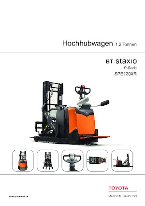 Gyalogkiséretű raklapemelák BT SPE 120 XR