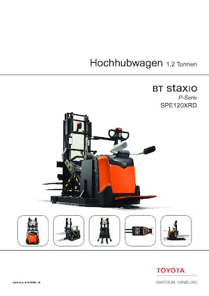 Gyalogkiséretű raklapemelák BT SPE 120 XRD