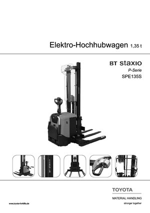 Gyalogkiséretű raklapemelák BT SPE 135 S