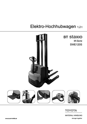 Gyalogkiséretű raklapemelák BT SWE 120 S