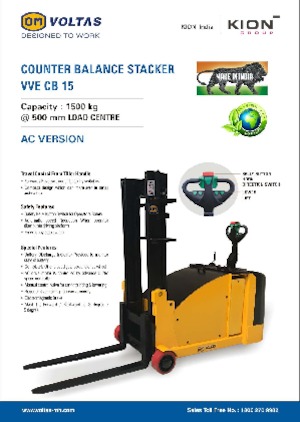 Gyalogkiséretű raklapemelák OM VVE CB-1.5T