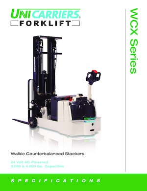Gyalogkiséretű raklapemelák UniCarriers WCX30
