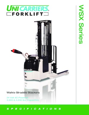 Gyalogkiséretű raklapemelák UniCarriers WSX30