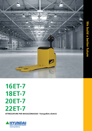 Gyslogkiséretű villástargoncák Hyundai 20 ET 7