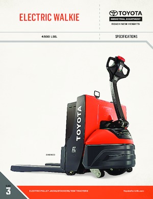 Gyslogkiséretű villástargoncák Toyota 8HBW23