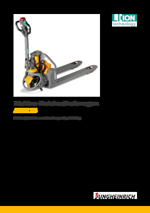 Gyslogkiséretű villástargoncák Jungheinrich AME 13