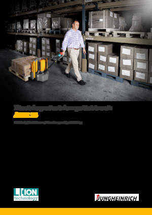 Gyslogkiséretű villástargoncák Jungheinrich AME 15