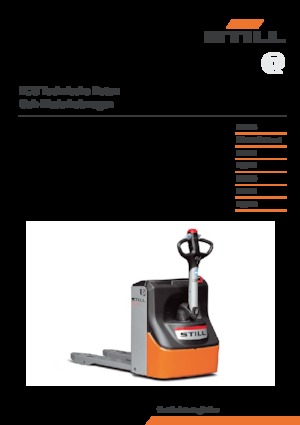 Gyslogkiséretű villástargoncák Still ECU 14