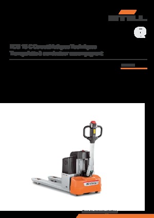 Gyslogkiséretű villástargoncák Still ECU 15 C