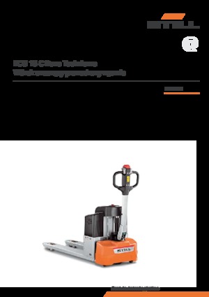 Gyslogkiséretű villástargoncák Still ECU 15 C