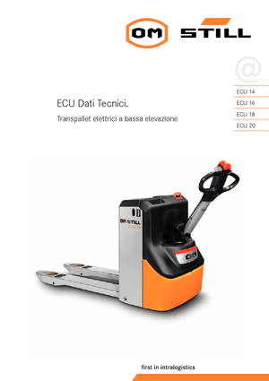 Gyslogkiséretű villástargoncák Still ECU 16