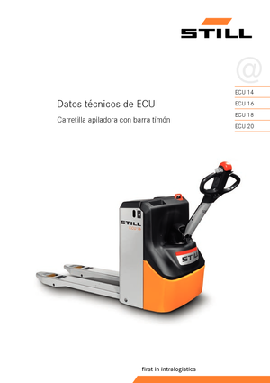 Gyslogkiséretű villástargoncák Still ECU 25