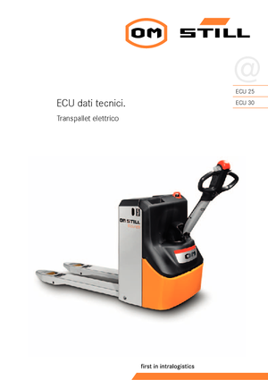 Gyslogkiséretű villástargoncák Still ECU 25