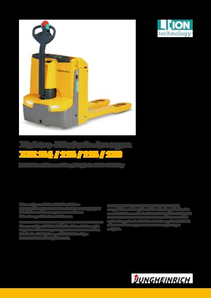 Gyslogkiséretű villástargoncák Jungheinrich EJE 114