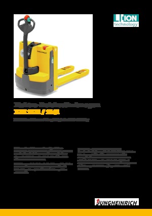 Gyslogkiséretű villástargoncák Jungheinrich EJE 114i