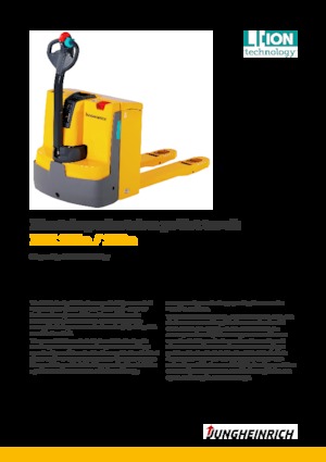 Gyslogkiséretű villástargoncák Jungheinrich EJE 120n