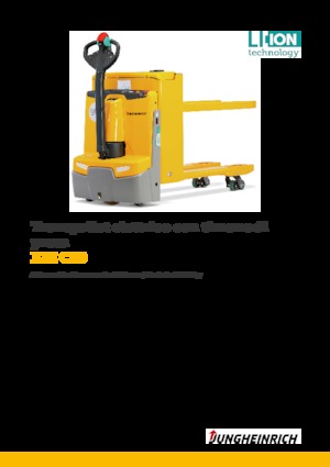 Gyslogkiséretű villástargoncák Jungheinrich EJE C20