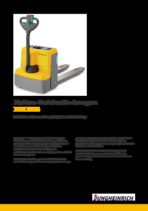 Gyslogkiséretű villástargoncák Jungheinrich EJE M15