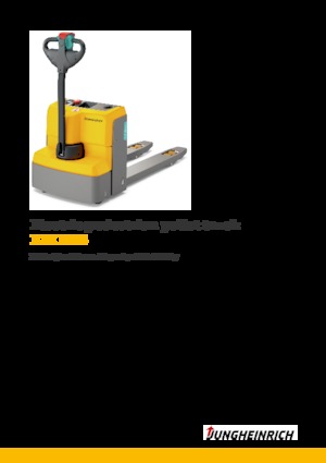 Gyslogkiséretű villástargoncák Jungheinrich EJE M15