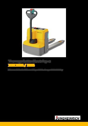 Gyslogkiséretű villástargoncák Jungheinrich EJE M15